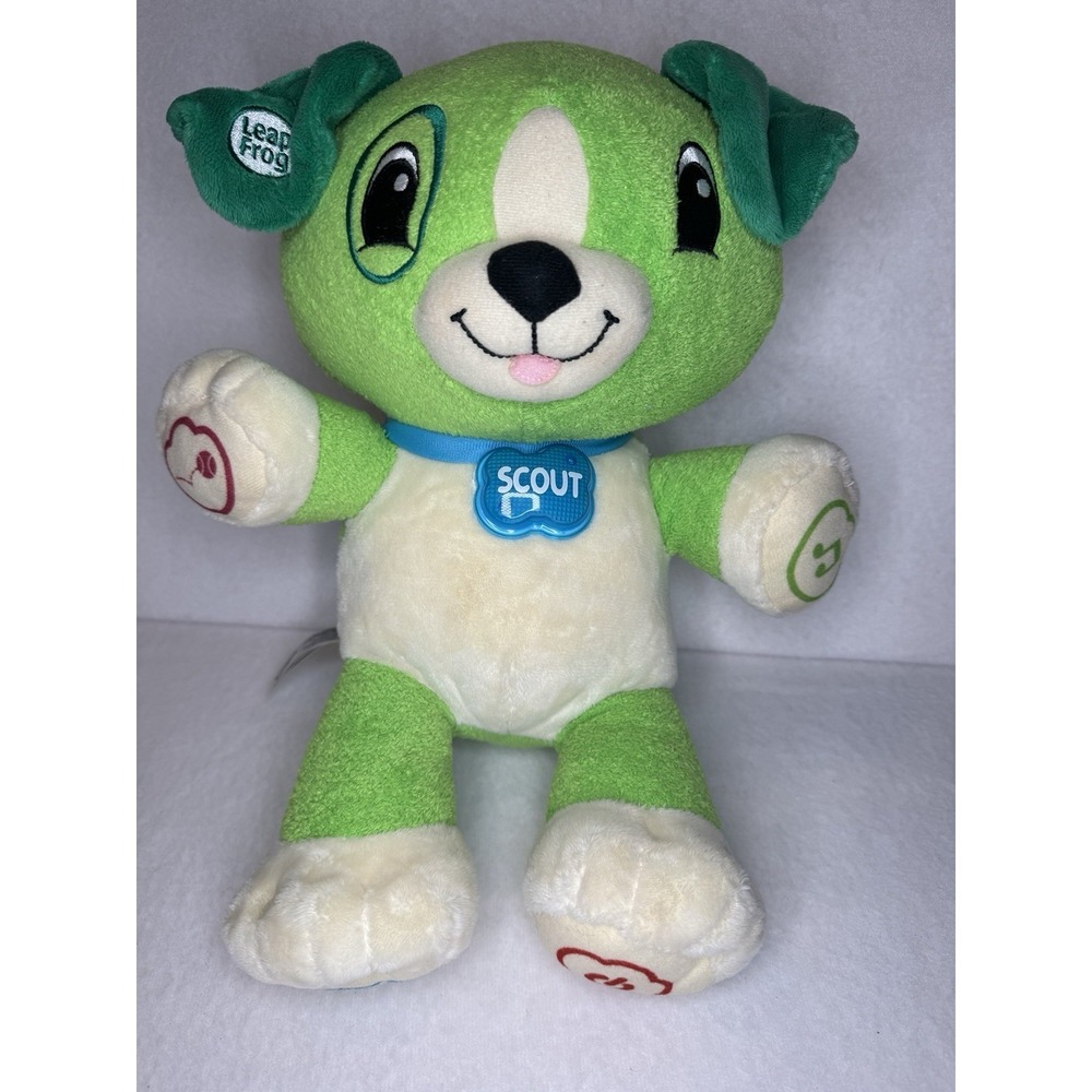 LEAPFROG My Pal Scout Puppy Interactive Toy‎ Plush Dog Tested Working